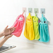 Cute Plush Animal Hand Towels